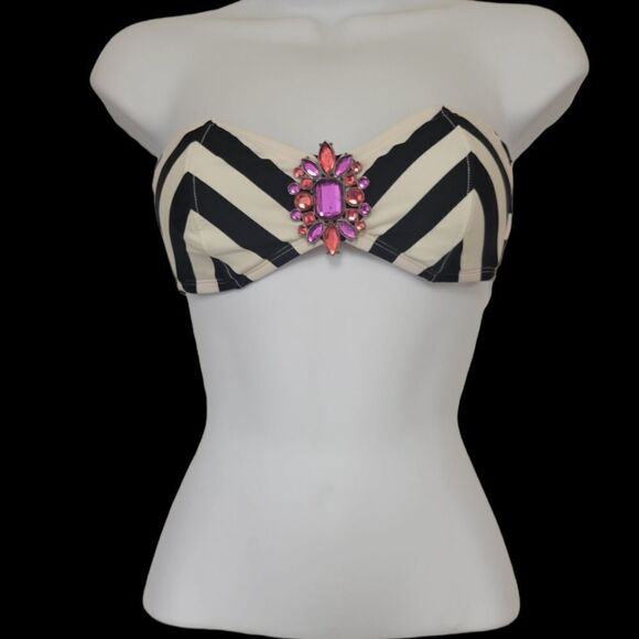 Xhiliaration Jeweled Bikini Top  - Picture 1 of 3
